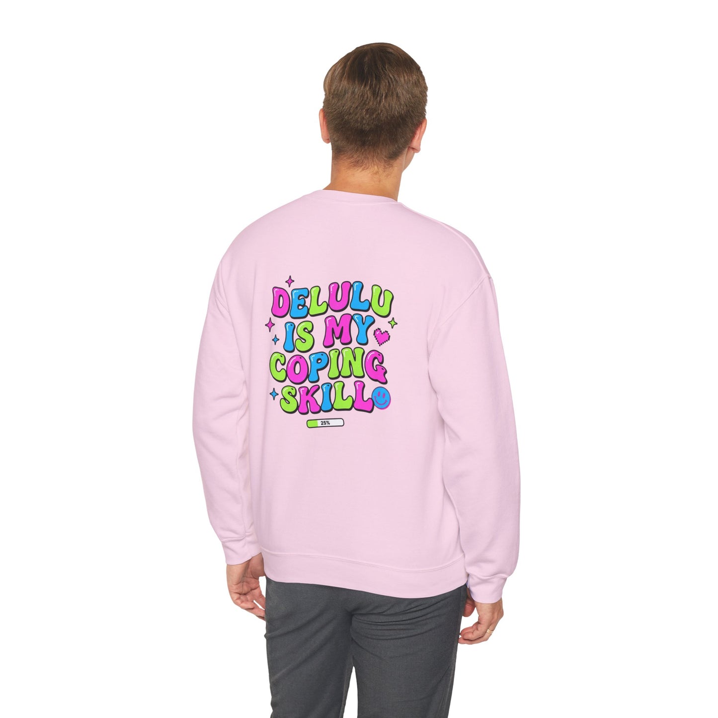 Delulu Is My Coping Skill Sweatshirt | Viral Slang, Bubble Type