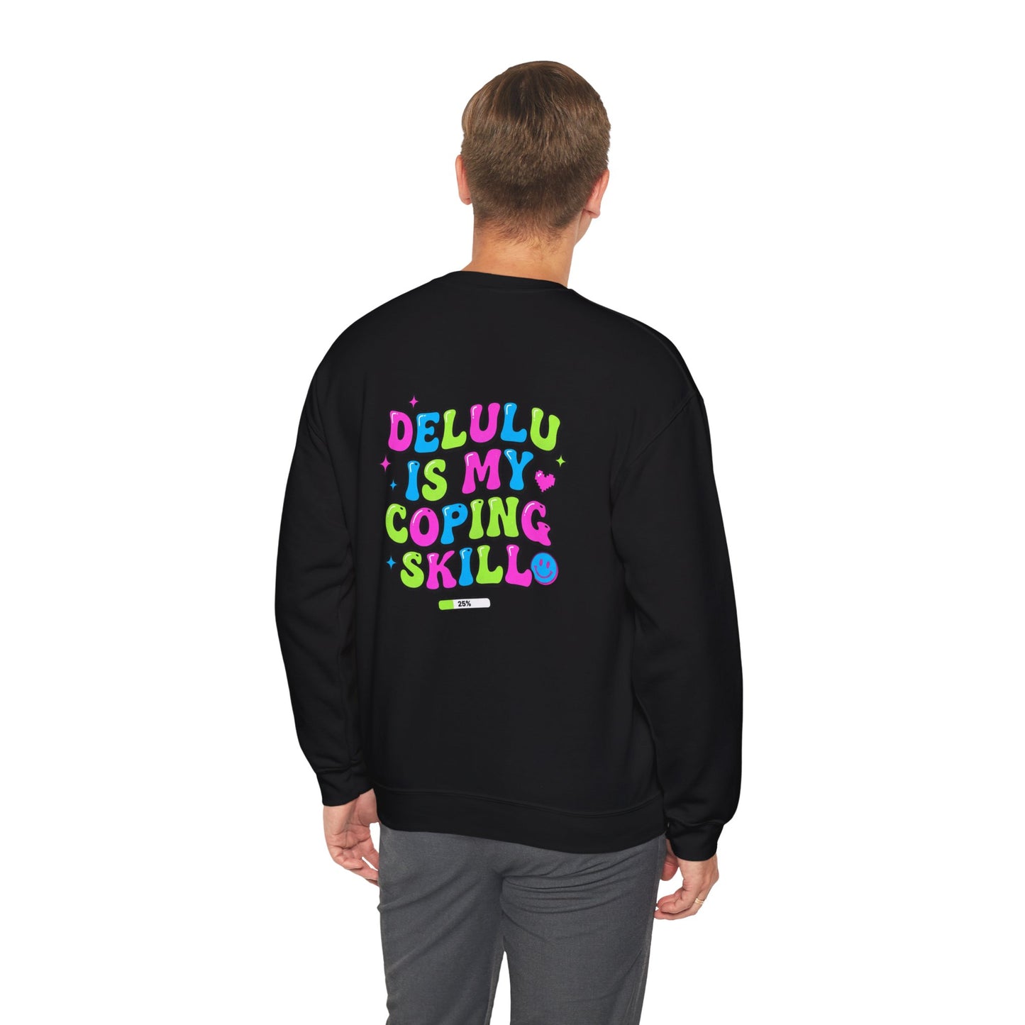 Delulu Is My Coping Skill Sweatshirt | Viral Slang, Bubble Type
