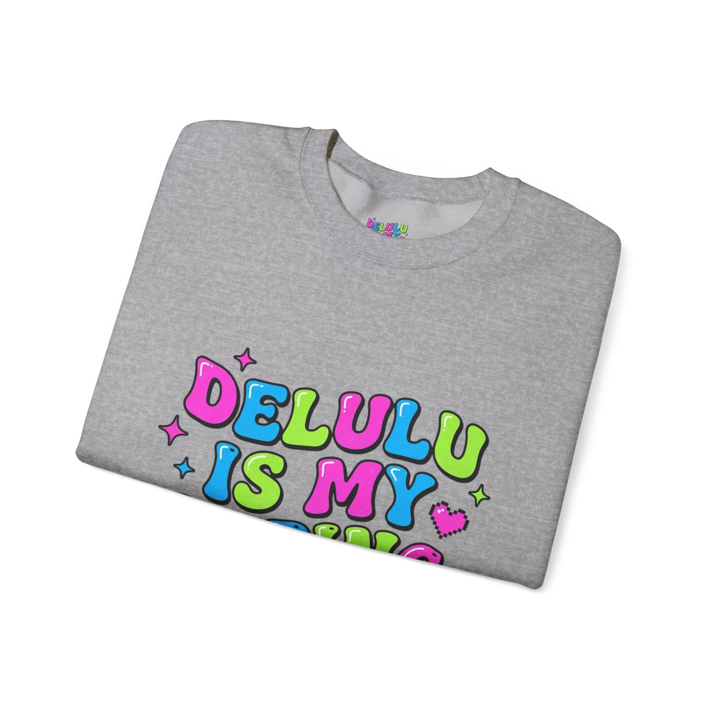 Delulu Is My Coping Skill Sweatshirt | Viral Slang, Bubble Type