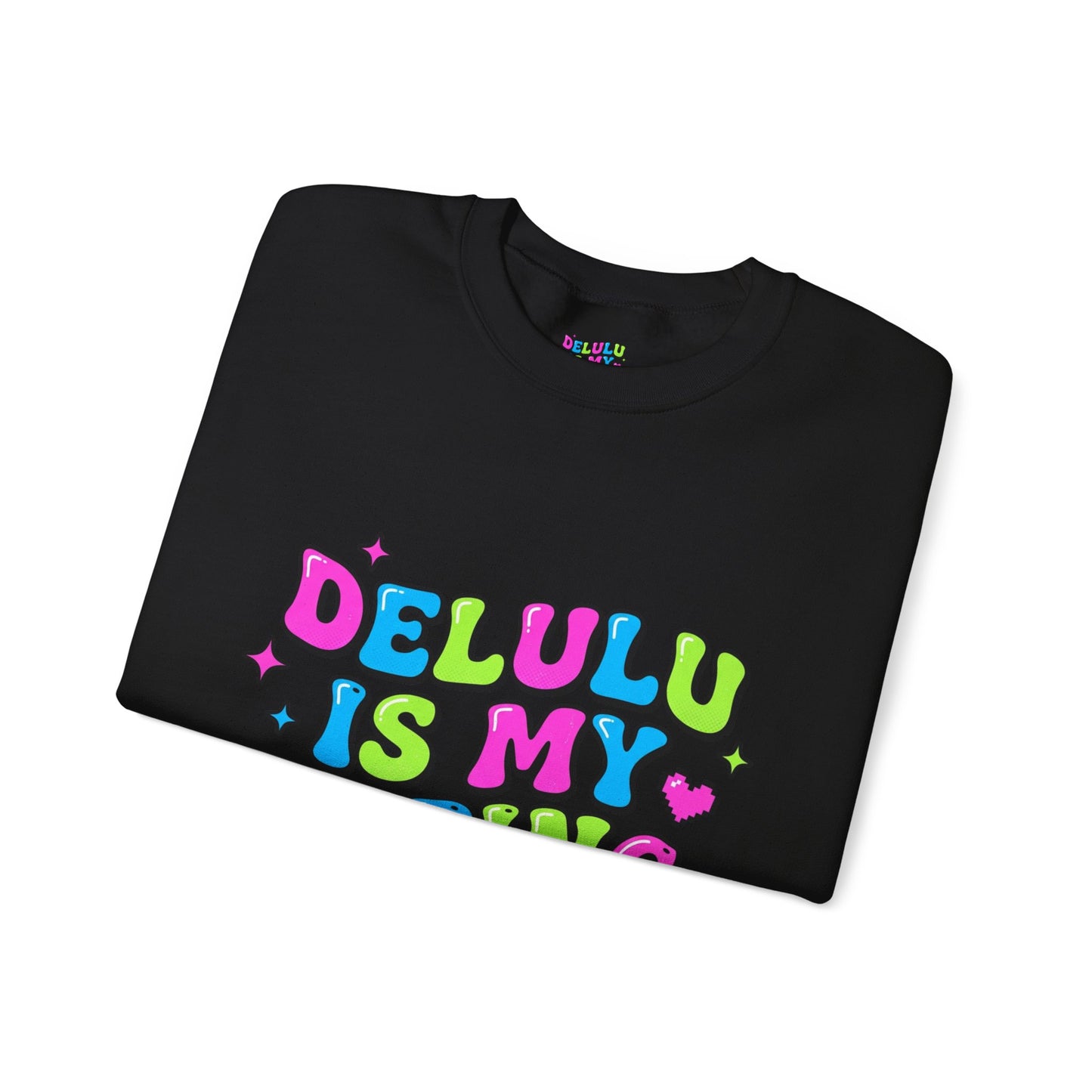 Delulu Is My Coping Skill Sweatshirt | Viral Slang, Bubble Type