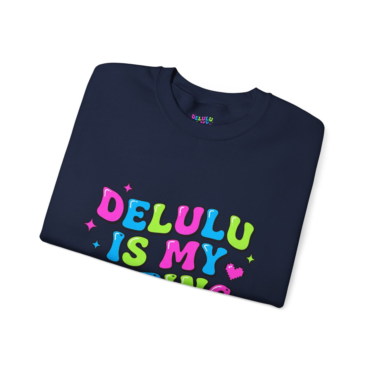 Delulu Is My Coping Skill Sweatshirt | Viral Slang, Bubble Type