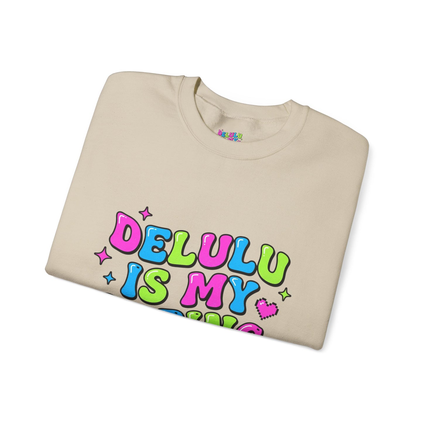 Delulu Is My Coping Skill Sweatshirt | Viral Slang, Bubble Type