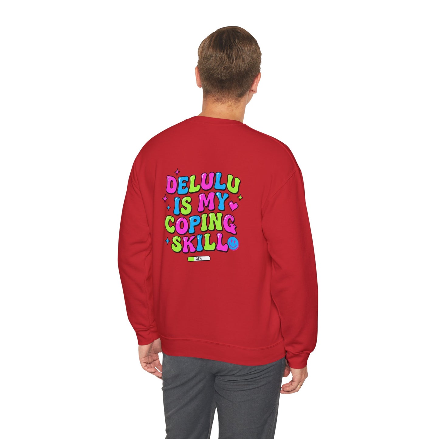 Delulu Is My Coping Skill Sweatshirt | Viral Slang, Bubble Type