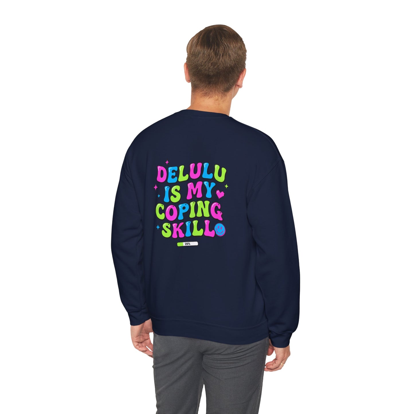 Delulu Is My Coping Skill Sweatshirt | Viral Slang, Bubble Type